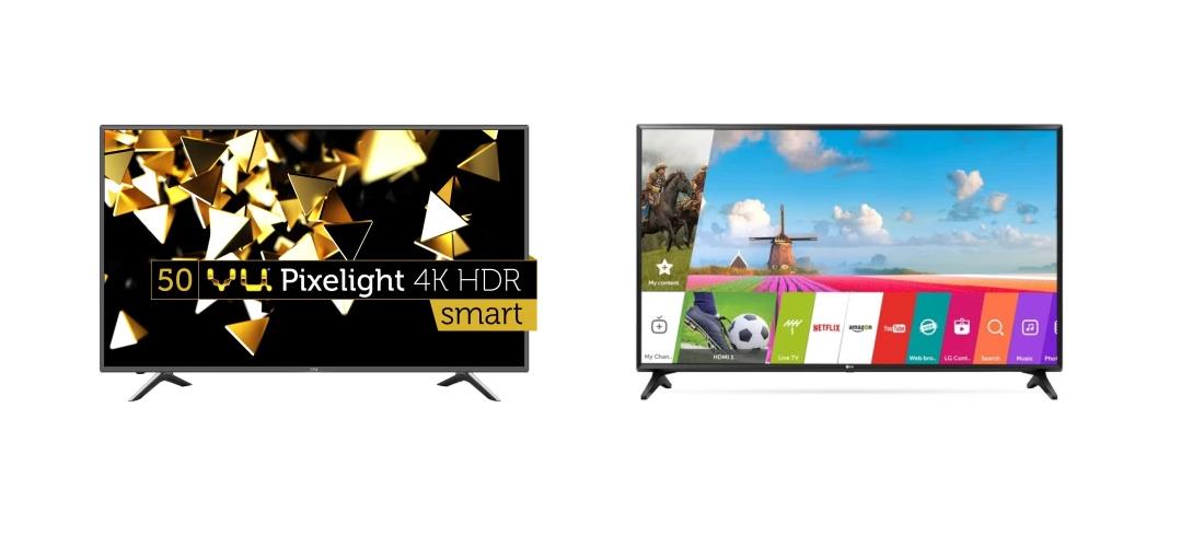 Best 50-55 inch LED TVs in India 2019 (4K TVs Under 30000 to 60000)